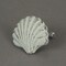 Set of 6 Cast Iron Scallop Sea Shell Drawer Pulls Nautical Cabinet Knobs
